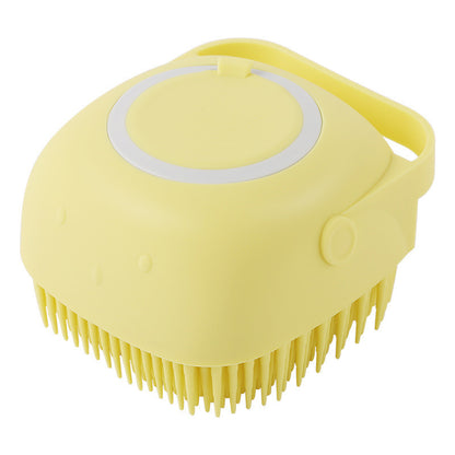 Silicone Dog Bath Massage Gloves Brush – Pet Grooming & Shampoo Dispensing Cleaning Tool for Dogs & Cats