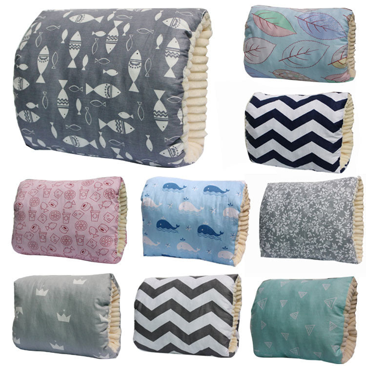 Adjustable Cotton Nursing Arm Pillow – Machine-Washable Breastfeeding Support Cushion