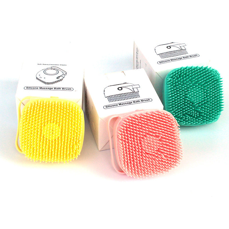 Silicone Dog Bath Massage Gloves Brush – Pet Grooming & Shampoo Dispensing Cleaning Tool for Dogs & Cats