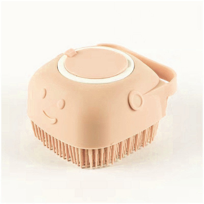 Silicone Dog Bath Massage Gloves Brush – Pet Grooming & Shampoo Dispensing Cleaning Tool for Dogs & Cats