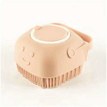 Silicone Dog Bath Massage Gloves Brush – Pet Grooming & Shampoo Dispensing Cleaning Tool for Dogs & Cats