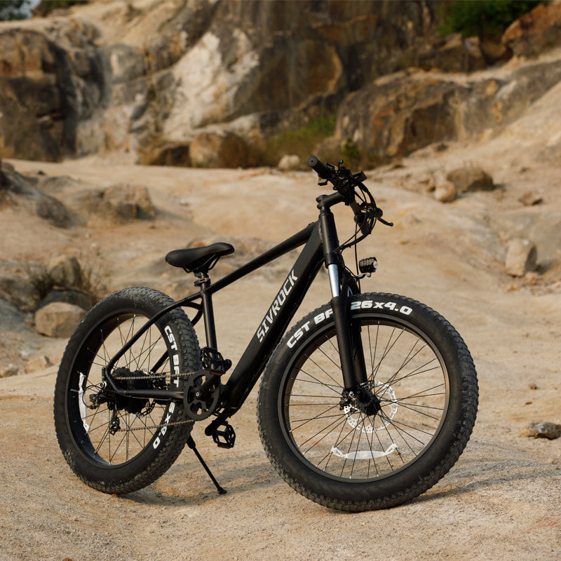 Sivrock 1000W Fat Tire Electric Bike 26x4" – 48V 15Ah Mountain eBike for Adults, UL Certified