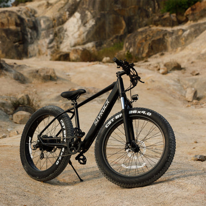 Sivrock 1000W Fat Tire Electric Bike 26x4" – 48V 15Ah Mountain eBike for Adults, UL Certified