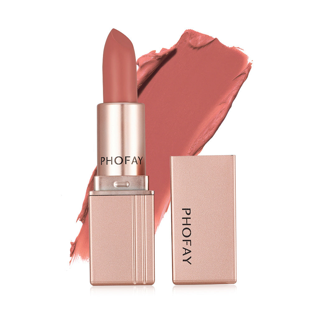 PHOFAY™ Velvet Matte Lipstick – Long-Lasting & Waterproof