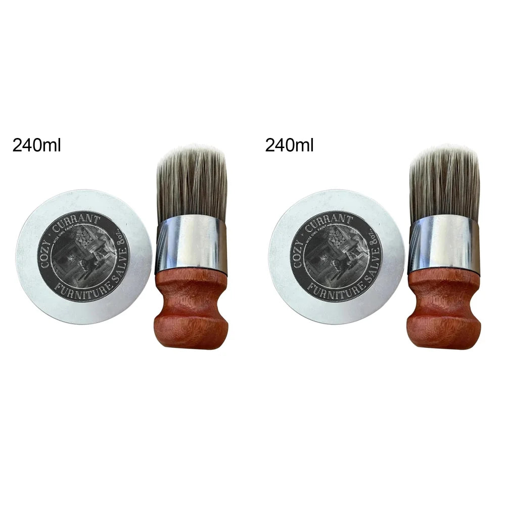 All-Natural Leather Conditioner Cream – 120ml, 240ml & 480ml Options with Brush – Car & Furniture Leather Care