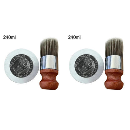 All-Natural Leather Conditioner Cream – 120ml, 240ml & 480ml Options with Brush – Car & Furniture Leather Care