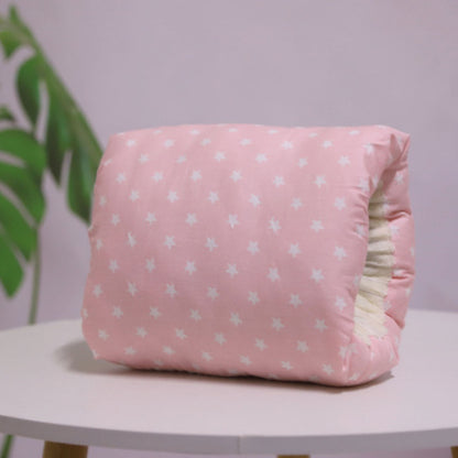 Adjustable Cotton Nursing Arm Pillow – Machine-Washable Breastfeeding Support Cushion