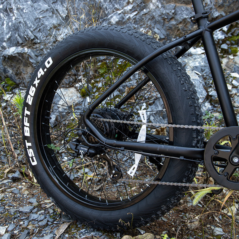 Sivrock 1000W Fat Tire Electric Bike 26x4" – 48V 15Ah Mountain eBike for Adults, UL Certified