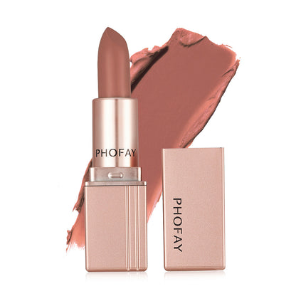 PHOFAY™ Velvet Matte Lipstick – Long-Lasting & Waterproof
