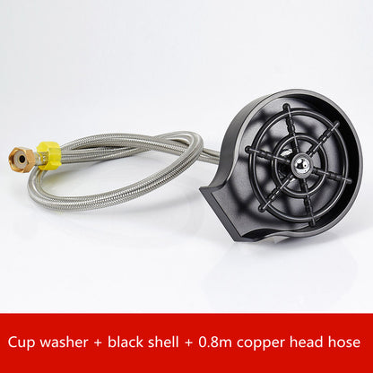 Bar Counter Cup Washer Sink – High-Pressure Spray Automatic Faucet Coffee Pitcher Wash Tool